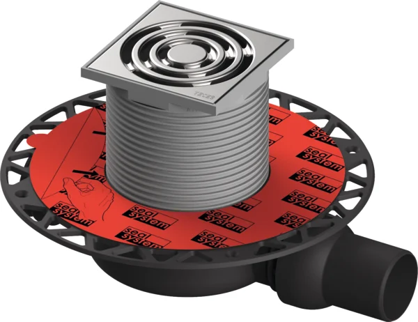 TECEdrainpoint S аласа көлденең трапы, Seal System әмбебап фланеці бар
