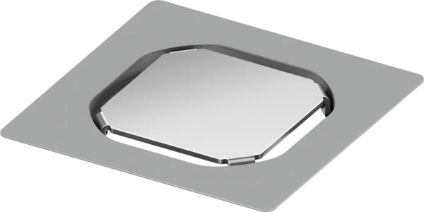 TECEdrainpoint S плитка астындағы негізі, 100 мм, тот баспайтын болаттан, жақтаусыз