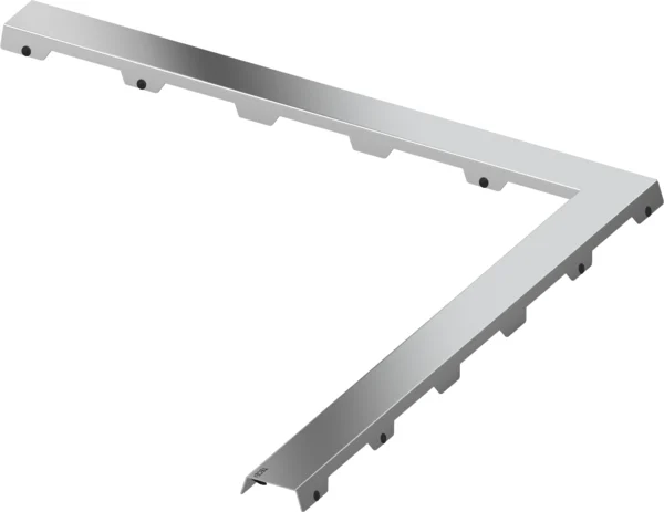 Декоративная панель TECEdrainline steel II для углового канала