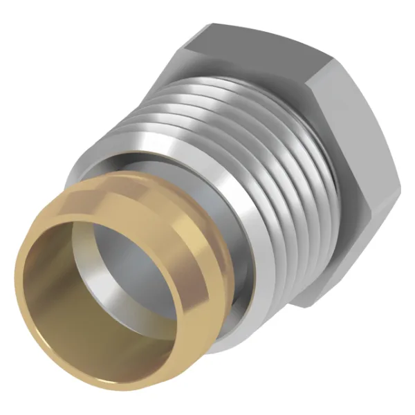 Концовка для монтажной трубы 15 х 1/2''