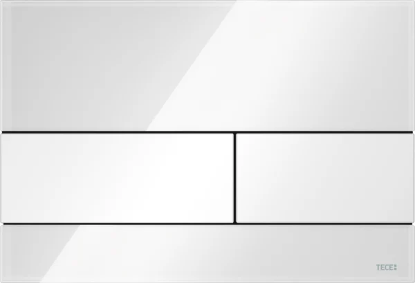 TECEsquare, стекло белое, клавиши белые