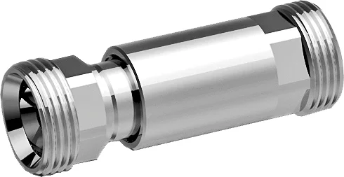 Муфта телескопическая хромированная 3/4" НР-НР "Евроконус", 66-95 мм, FAR