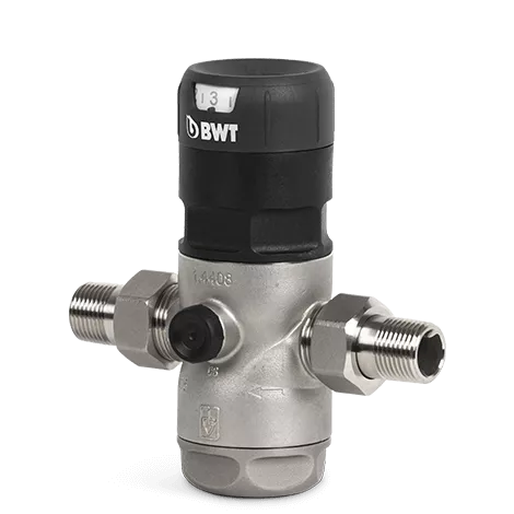 Редуктор давления BWT, D1 Inox, для горячей воды, нержавеющая сталь